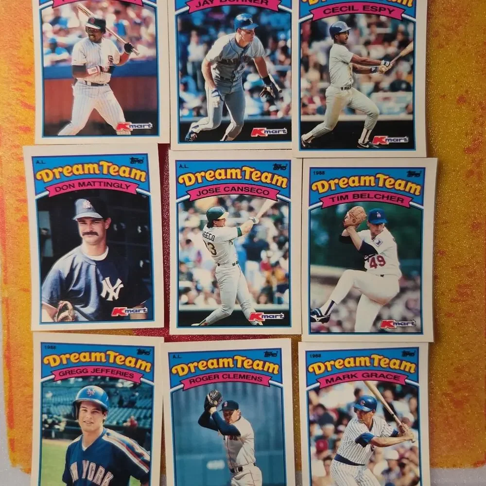 1988 Kmart Collectors' Edition Dream Team Baseball Cards no gum